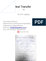 Heat Transfer: by DR O.P. Jakhar