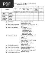 Computer Literacy Activity