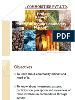 Introduction to Commodity Markets and Investor Survey