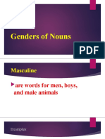 Genders of Nouns