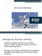 Managerial Decision Making