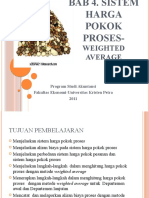 Bab 4. Sistem Harga Pokok Proses