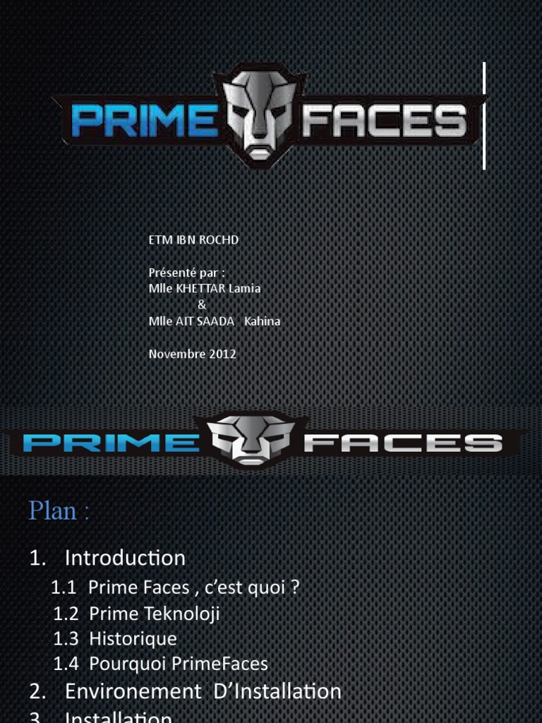 Introduction à PrimeFaces JSF | PDF | JavaServer Faces | Interface de ...