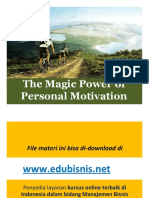 The Magic Power of Personal Motivation
