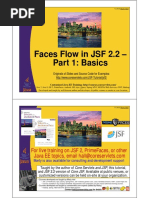 Faces Flow in JSF 2.2 - Part 1: Basics: For Live Training On JSF 2, Primefaces, or Other