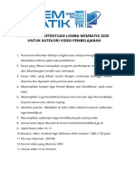 Syarat Dan Ketentuan Video Pembelajaran - Ok