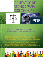 Diapositivas - Fundamentos de Derechos para Psicologos