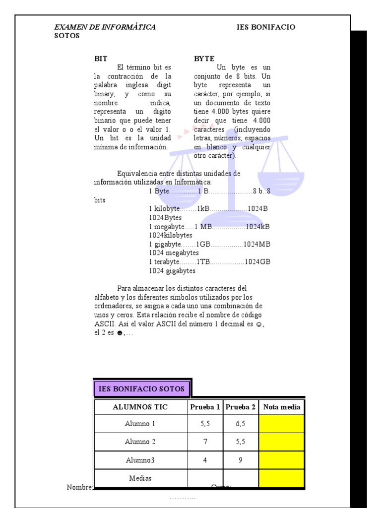 Conceptos Básicos de Bits y Bytes | PDF | Poco | Byte