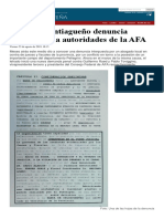 Abogado Santiagueño Denuncia Penalmente A Autoridades de La AFA