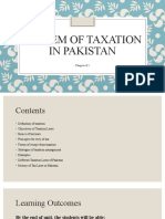 System of Taxation in Pakistan: Chapter # 1