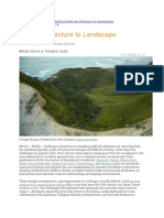 From Architecture to Landscape - The Case for a New Landscape Science