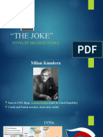 "The Joke": Novel by Milan Kundera