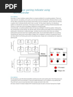 Automatic Car Parking Indicator Using Microcontroller