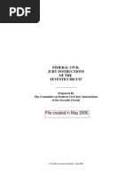 CA7 Pattern Jury Instructions - Civil Cases - 2005