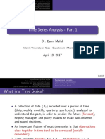 Introduction to Time Series Analysis - Part 1