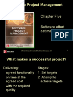 Software Project Management: Chapter Five Software Effort Estimation