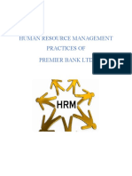 Human Resource Management Practices of Premier Bank LTD