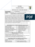 Reporte Actos Condiciones Inseguras