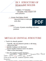 Chapter 3: Structure of Crystalline Solids