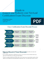 Step by Step Guide To Request and Redeem Your Netacad Certification Exam Discount