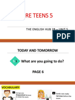 Pre Teens 5: The English Hub 2B - Unit 5