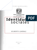 Identidades - Sociales Gimenez - Libro A Revisar PDF