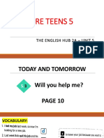 Pre Teens 5: The English Hub 2A - Unit 5
