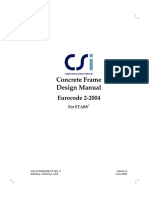 Concrete Frame Design Manual: Eurocode 2-2004