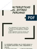 Caracterizticas Del Estado Peruano Luis Miguel