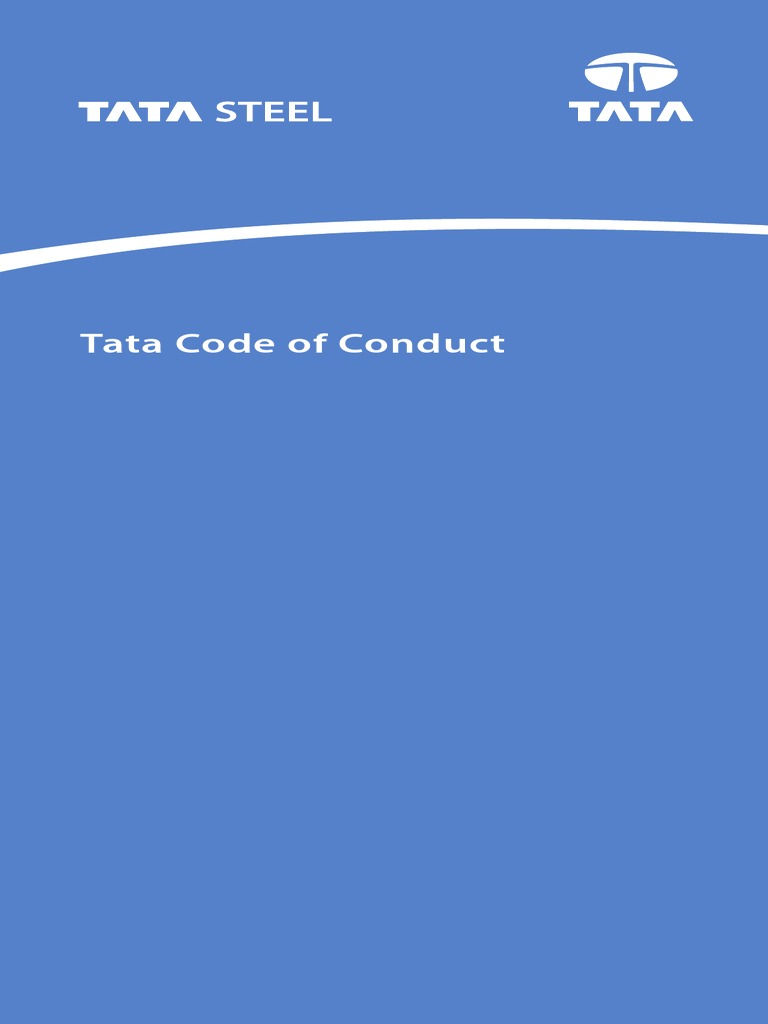 Tata Code of Conduct Overview | PDF | Whistleblower | Insider Trading