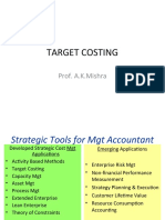 Target Costing: Prof. A.K.Mishra