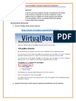 Instalacion de VirtualBox y Windows 8