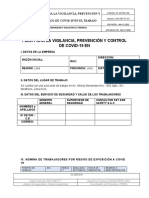 Plan de Vigilancia, Prevencion y Control de La Salud de Los Trabajadores Con Riesgo de Exposicion A Covid-19 AXESAT PERÚ SAC