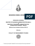 MBAMBA IBCourseswithOrdinance2010 2011 PDF