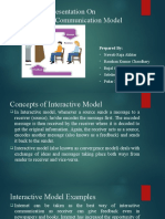 Presentation On Interactive Communication Model: Prepared by