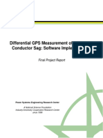 Differential GPS Measurement of Overhead Conductor Sag: Software Implementation