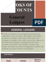 Books of Accounts. General Ledgers