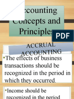 Accounting Concepts and Principles