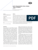 Comparison of Pumped Air Characteristics From A Rotary Atomizer With Different Wheels