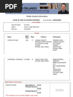 Public Docket Information: State of Ohio Vs Steven Stephens Case Number: 20Cr102653