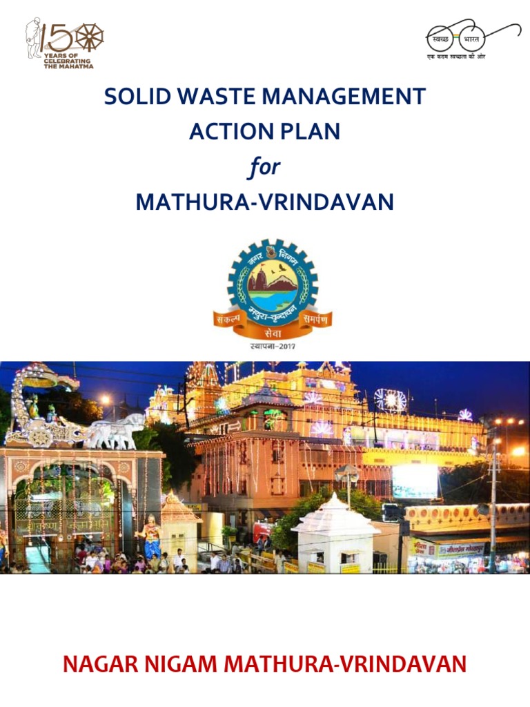 Mathura-Vrindavan Waste Management Plan | PDF | Municipal Solid Waste ...
