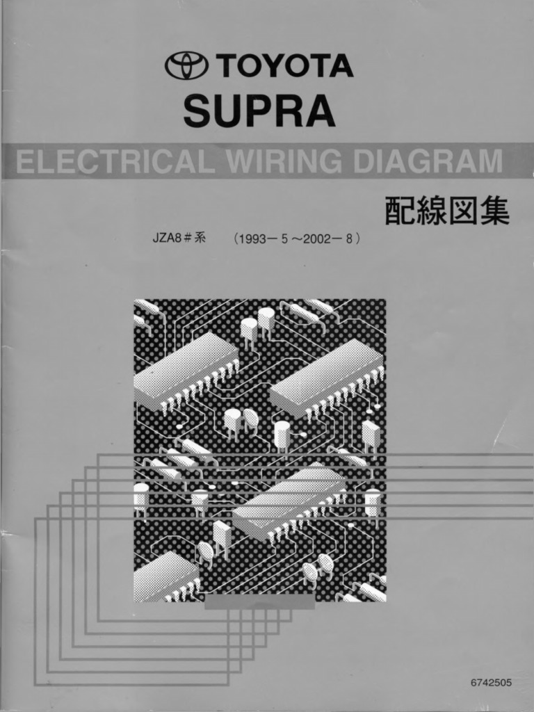 JDM Supra Wiring PDF | PDF | Electrical Connector | Fuse (Electrical)