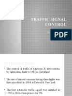 Traffic Signal Control: BY Dr. Mahdi Damghani