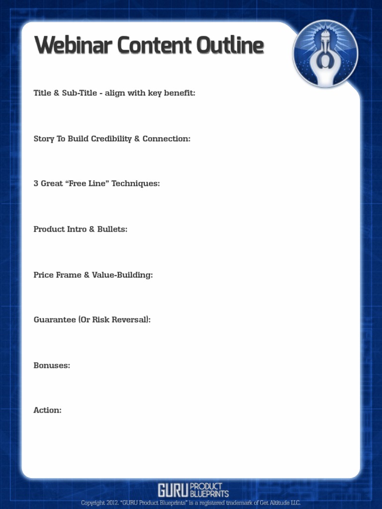 Webinar Content Strategy Guide | PDF
