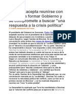 Sánchez acepta reunirse con Torra tras formar Gobierno y se compromete a buscar