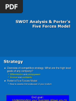 SWOT and Porters Five Forces Model New