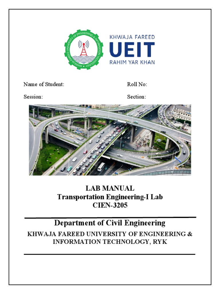 Transportation Lab Manual PDF Concrete Wear