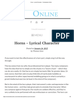 Horns - Lyrical Character - Orchestration Online