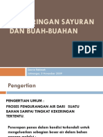 Pengeringan Sayuran Dan Buah Buahan1 PDF