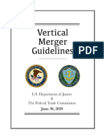 Vertical Merger Guidelines Analysis